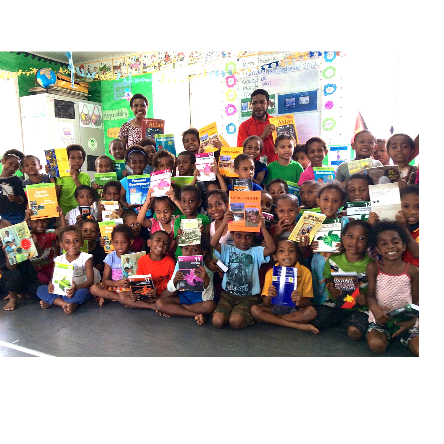 Smiling faces from PNG