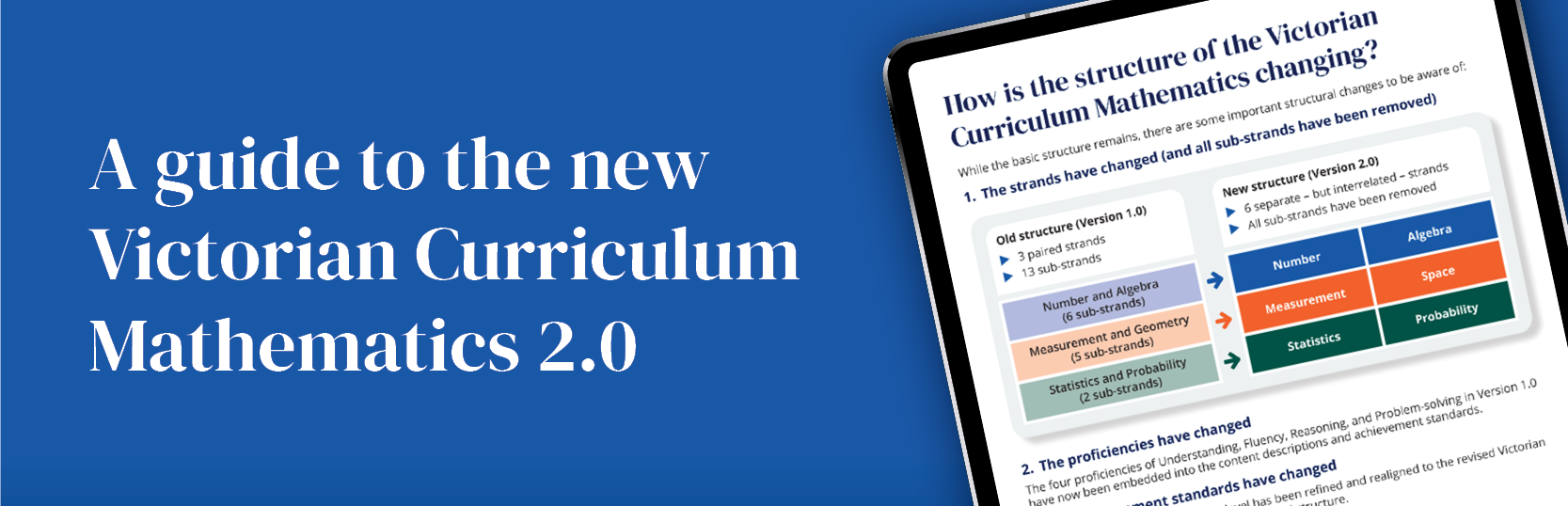 A guide to the new Victorian Curriculum Mathematics 2.0