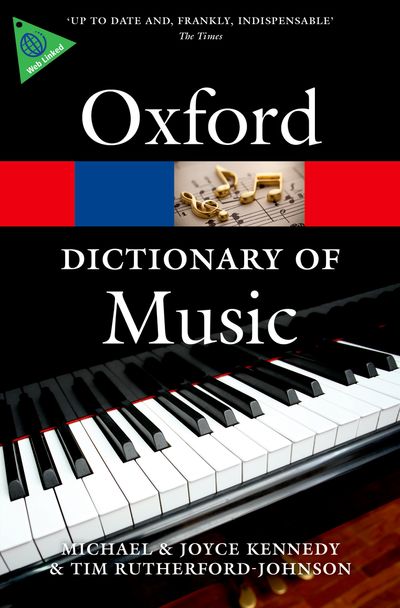 Oxford Dictionary of Music 6E