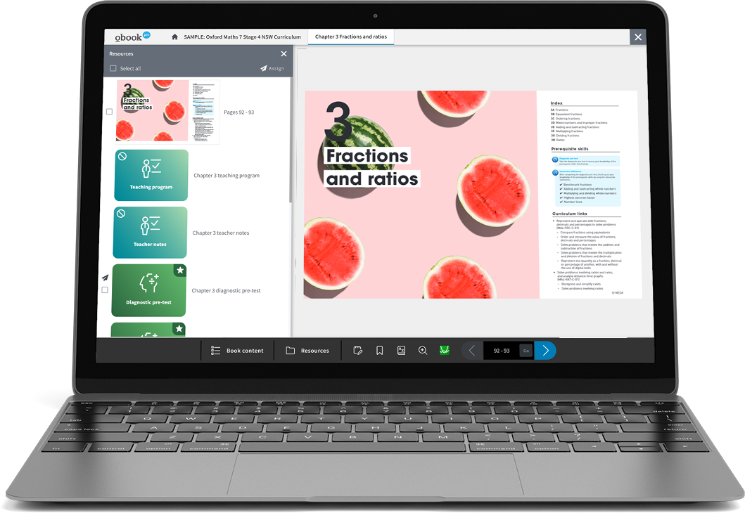 Oxford Maths NSW Laptop Image
