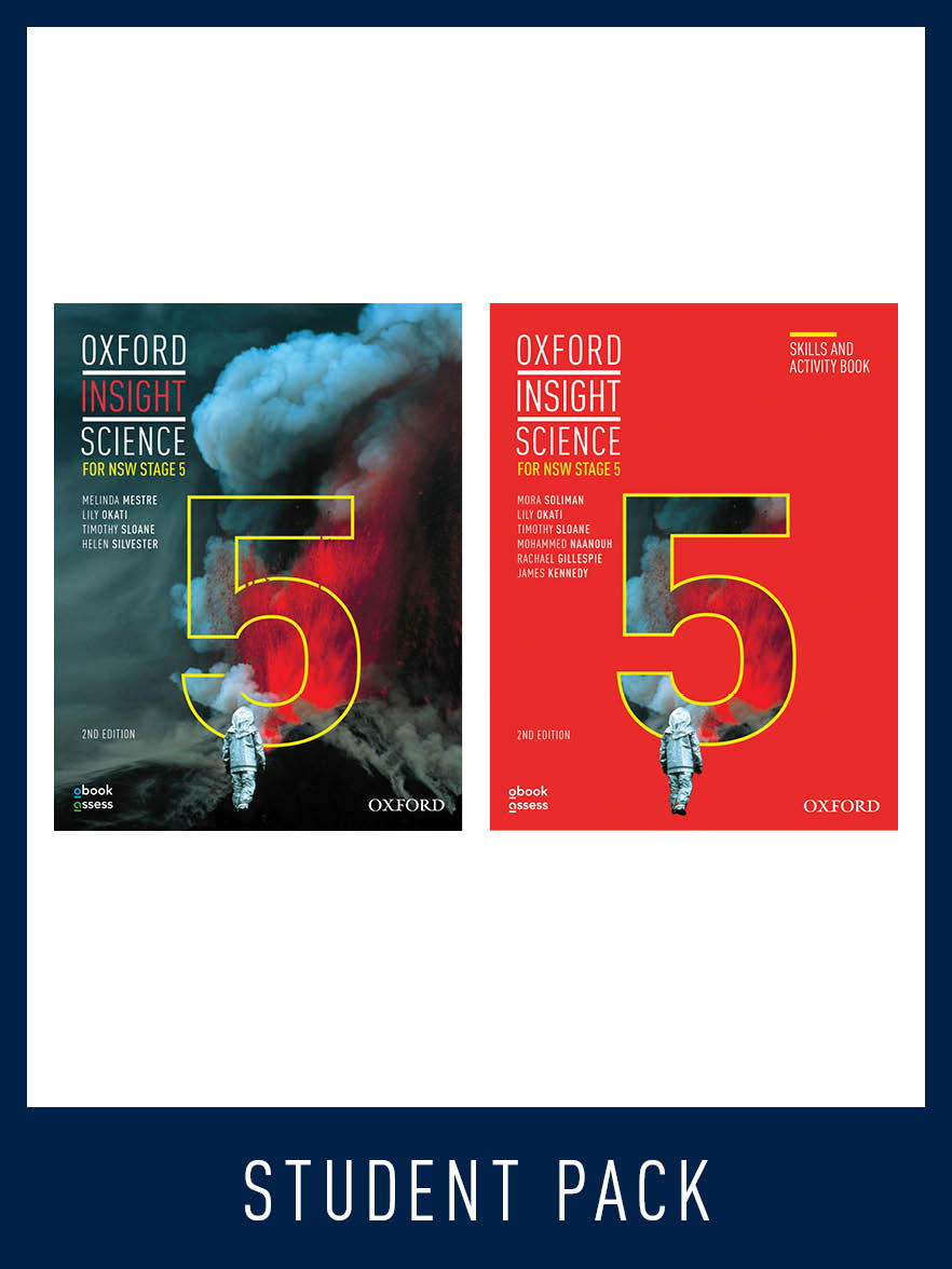 Oxford Insight Science for NSW Stage 5 2E Student Book/Workbook Student Pack