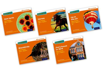 Orange Set 4 Non-fiction Mixed Pack of 5