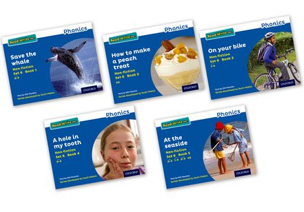 Blue Set 6 Non-fiction Mixed Pack of 5