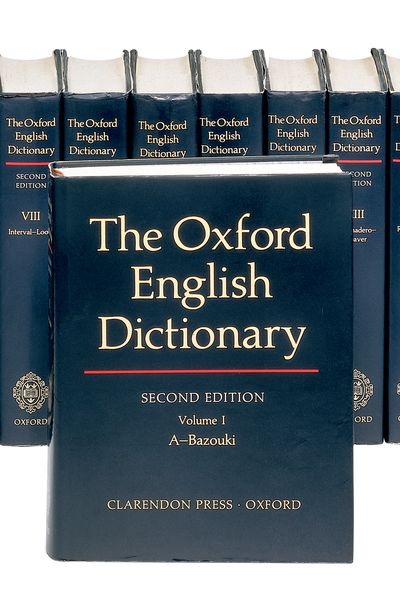 Oxford English Dictionary (20 Volume) 2E