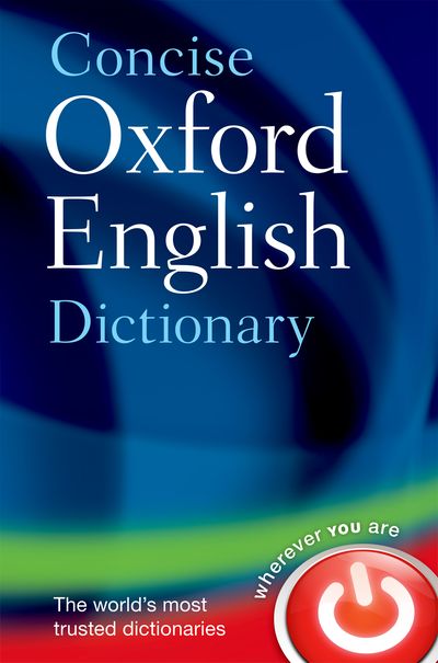 Concise Oxford English Dictionary 12E