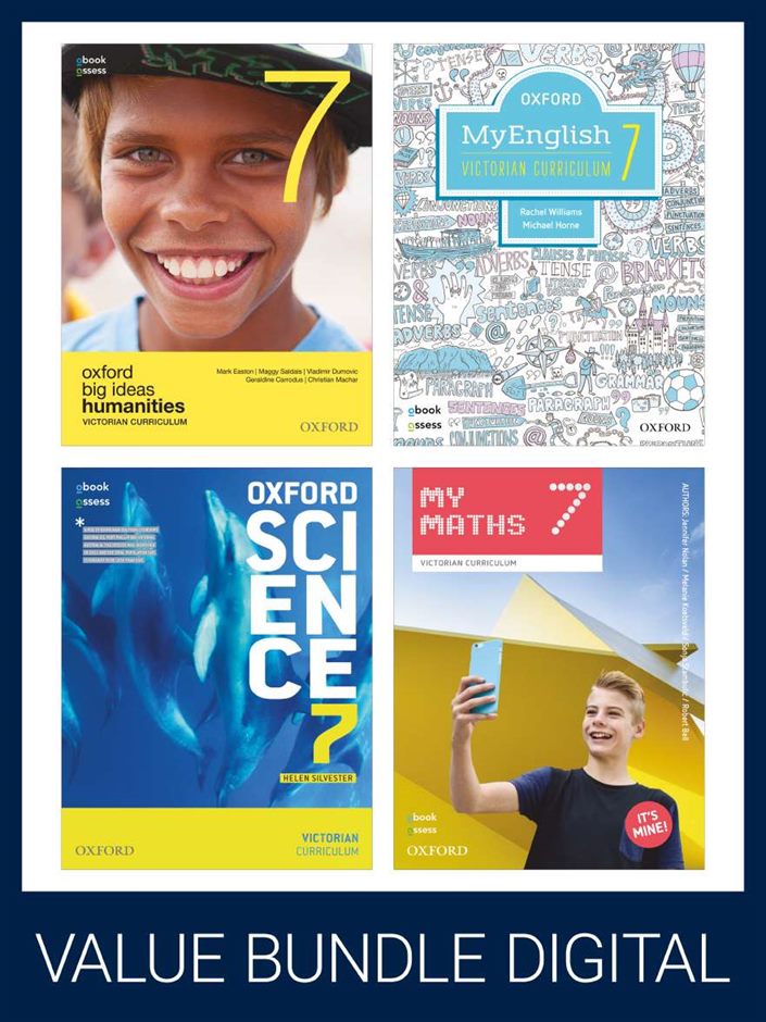 Oxford Value Bundle VICTORIAN CURRICULUM YEAR 7 (digital) Oxford Value Bundle VICTORIAN CURRICULUM YEAR 7 (digital)