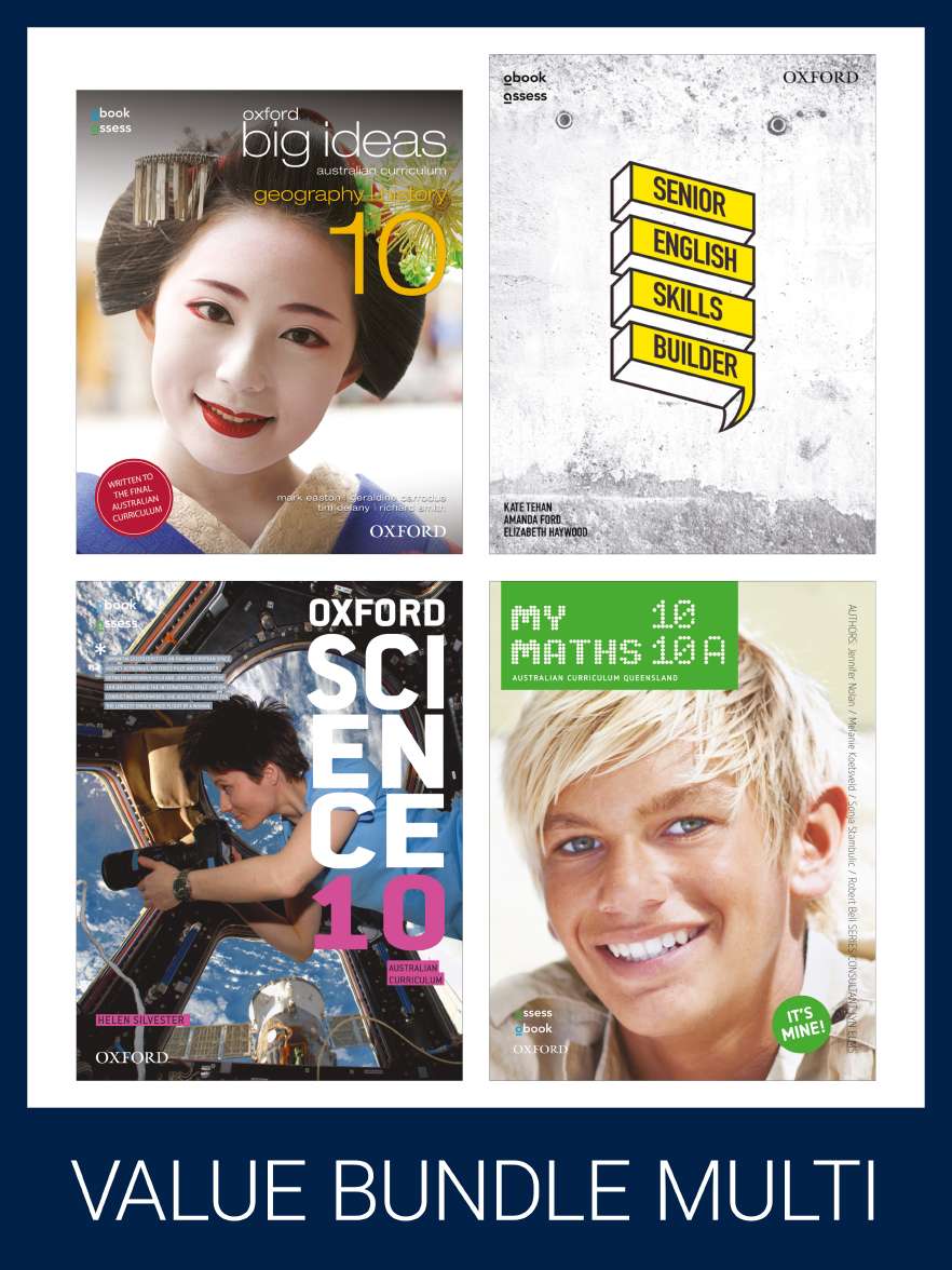 Oxford Value Bundle QUEENSLAND YEAR 10 MULTI (digital) Oxford Value Bundle QUEENSLAND YEAR 10 MULTI (digital)