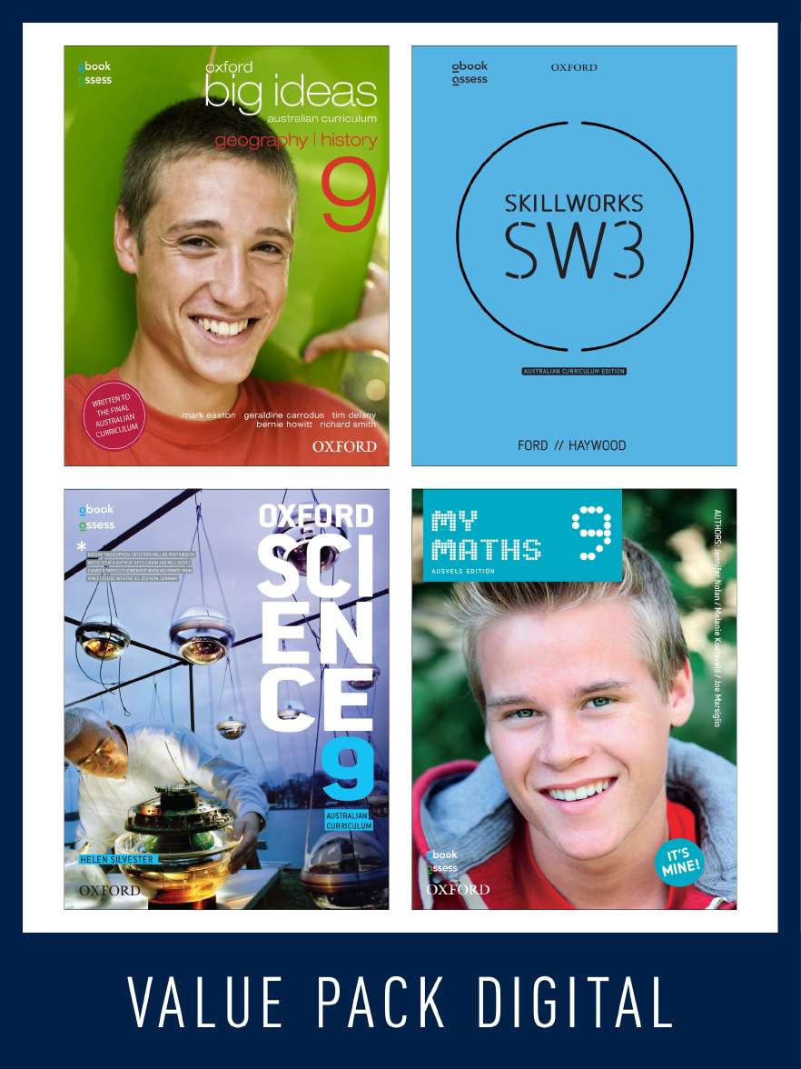 Oxford Value Bundle AUSTRALIAN CURRICULUM YEAR 9 (digital)