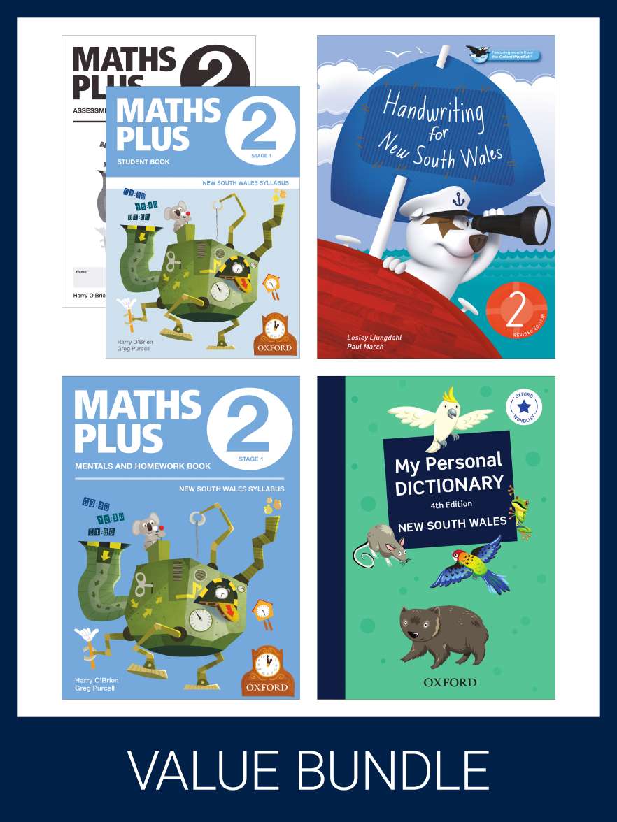 Oxford Value Bundle Maths Plus NSW CURRICULUM YEAR 2 (print + digital) Oxford Value Bundle Maths Plus NSW CURRICULUM YEAR 2 (print + digital)
