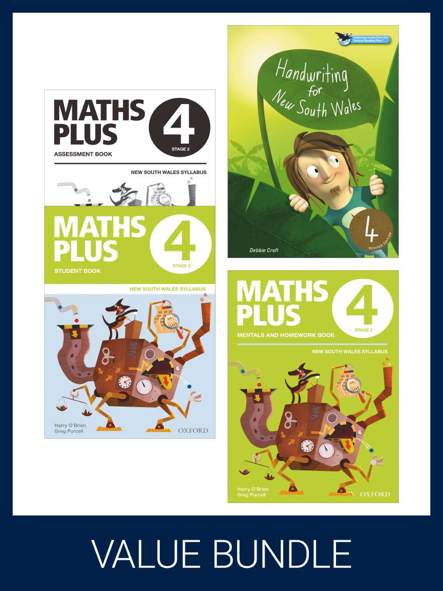 Oxford Value Bundle Maths Plus NSW CURRICULUM YEAR 4 (print + digital) Oxford Value Bundle Maths Plus NSW CURRICULUM YEAR 4 (print + digital)