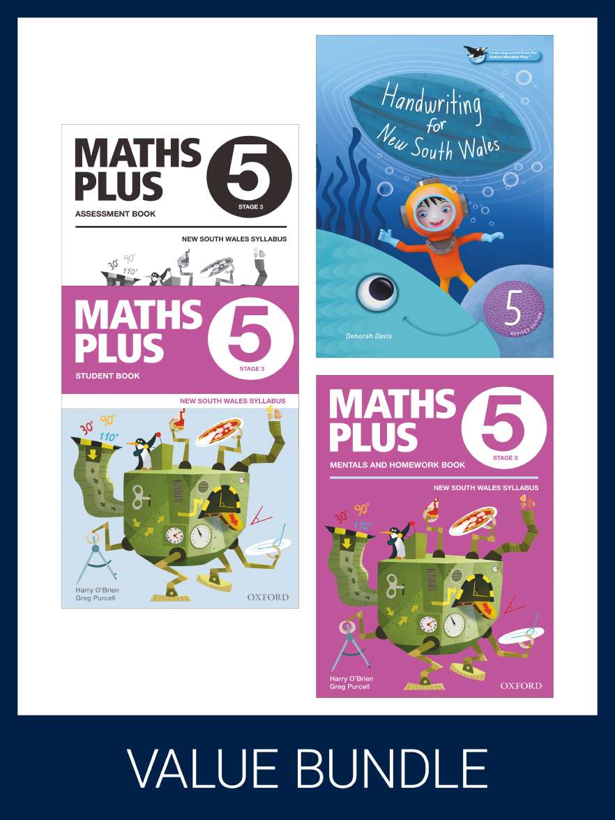 Oxford Value Bundle Maths Plus NSW CURRICULUM YEAR 5 (print + digital) Oxford Value Bundle Maths Plus NSW CURRICULUM YEAR 5 (print + digital)
