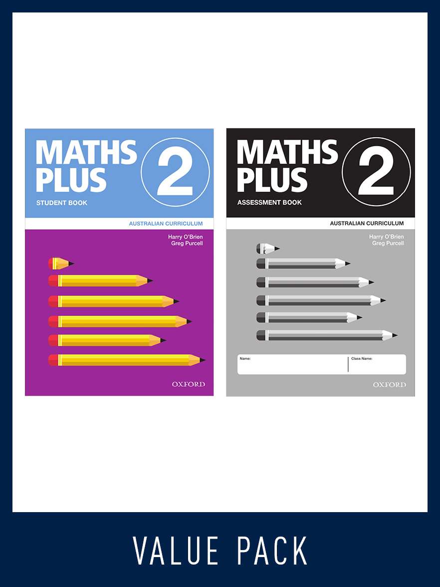Maths Plus Australian Curriculum Student and Assessment Book 2 Value Pack, 2020