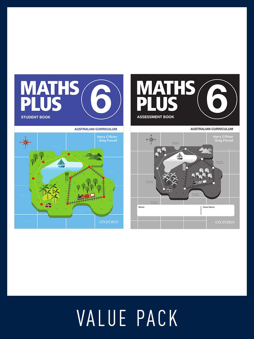 Maths Plus Australian Curriculum Student and Assessment Book 6 Value Pack, 2020