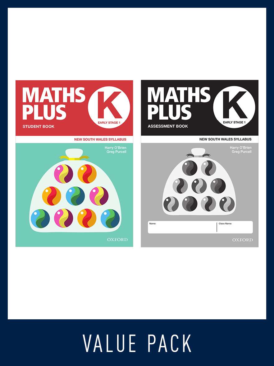 Maths Plus NSW Syllabus Student and Assessment Book K Value Pack, 2020