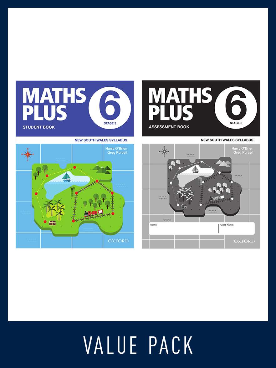 Maths Plus NSW Syllabus Student and Assessment Book 6 Value Pack, 2020
