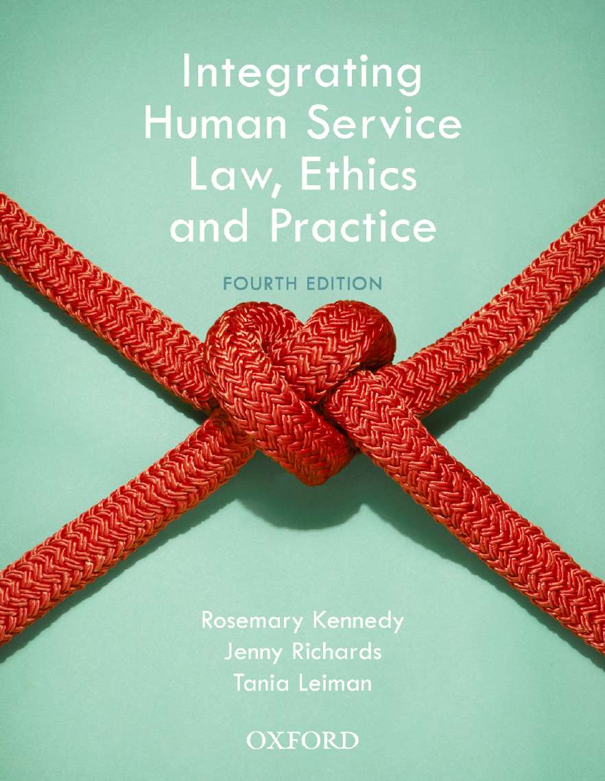 Integrating Human Service Law, Ethics and Practice eBook