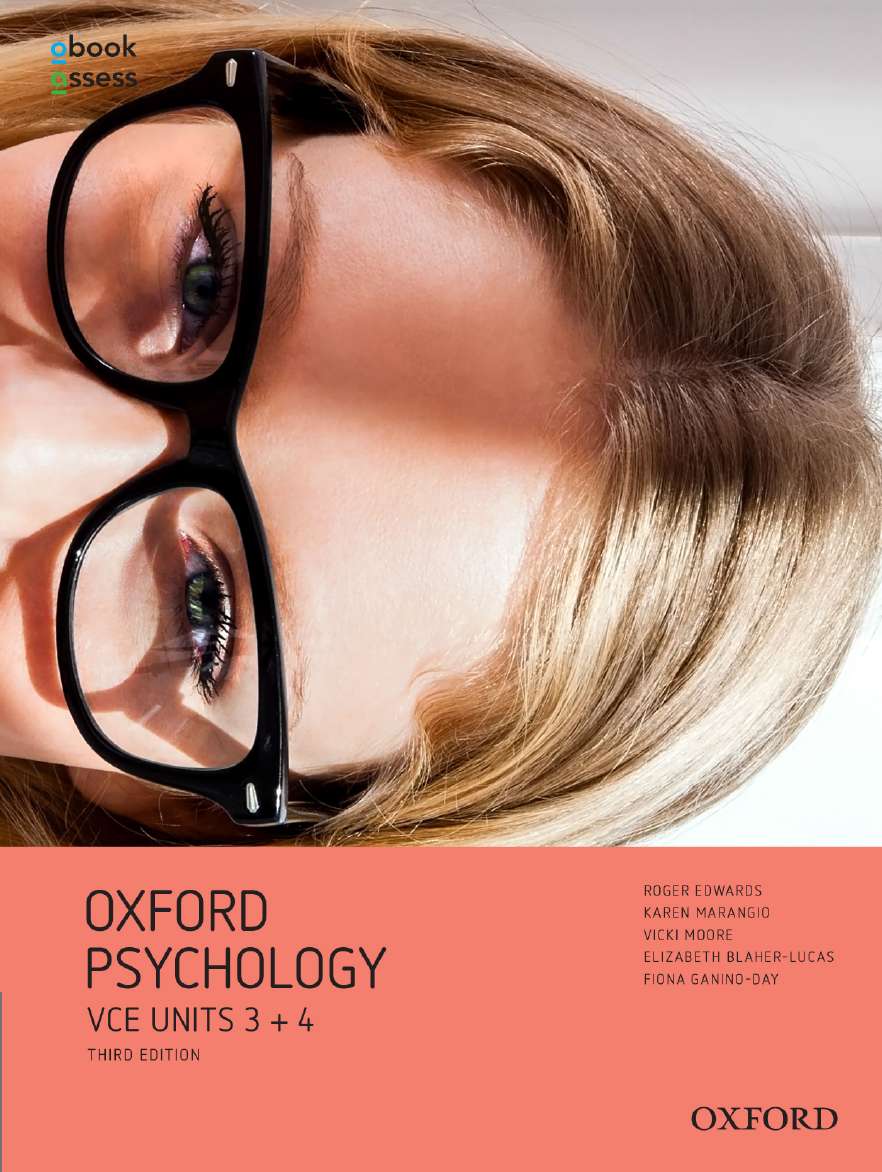Oxford Psychology Units 3+4 Student book + obook assess