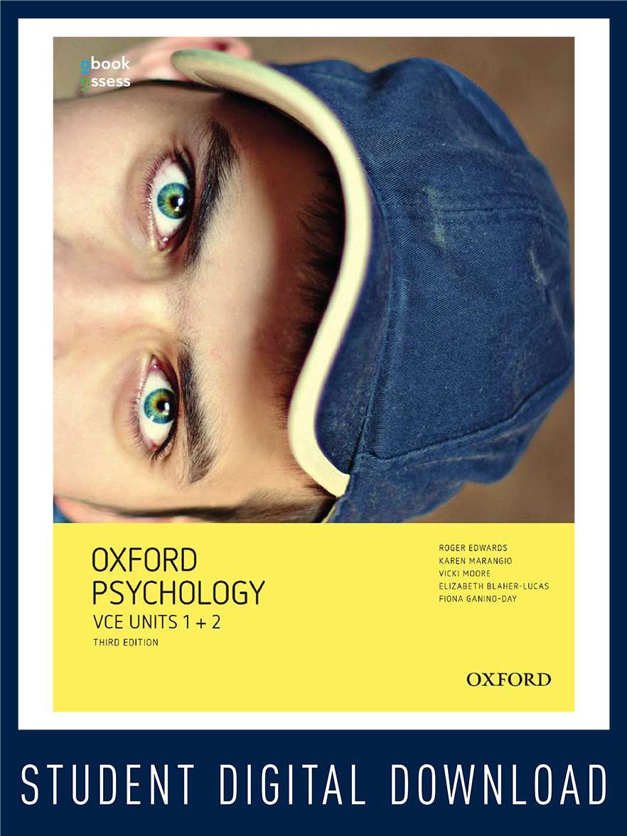 Oxford Psychology Units 1+2 Student obook assess