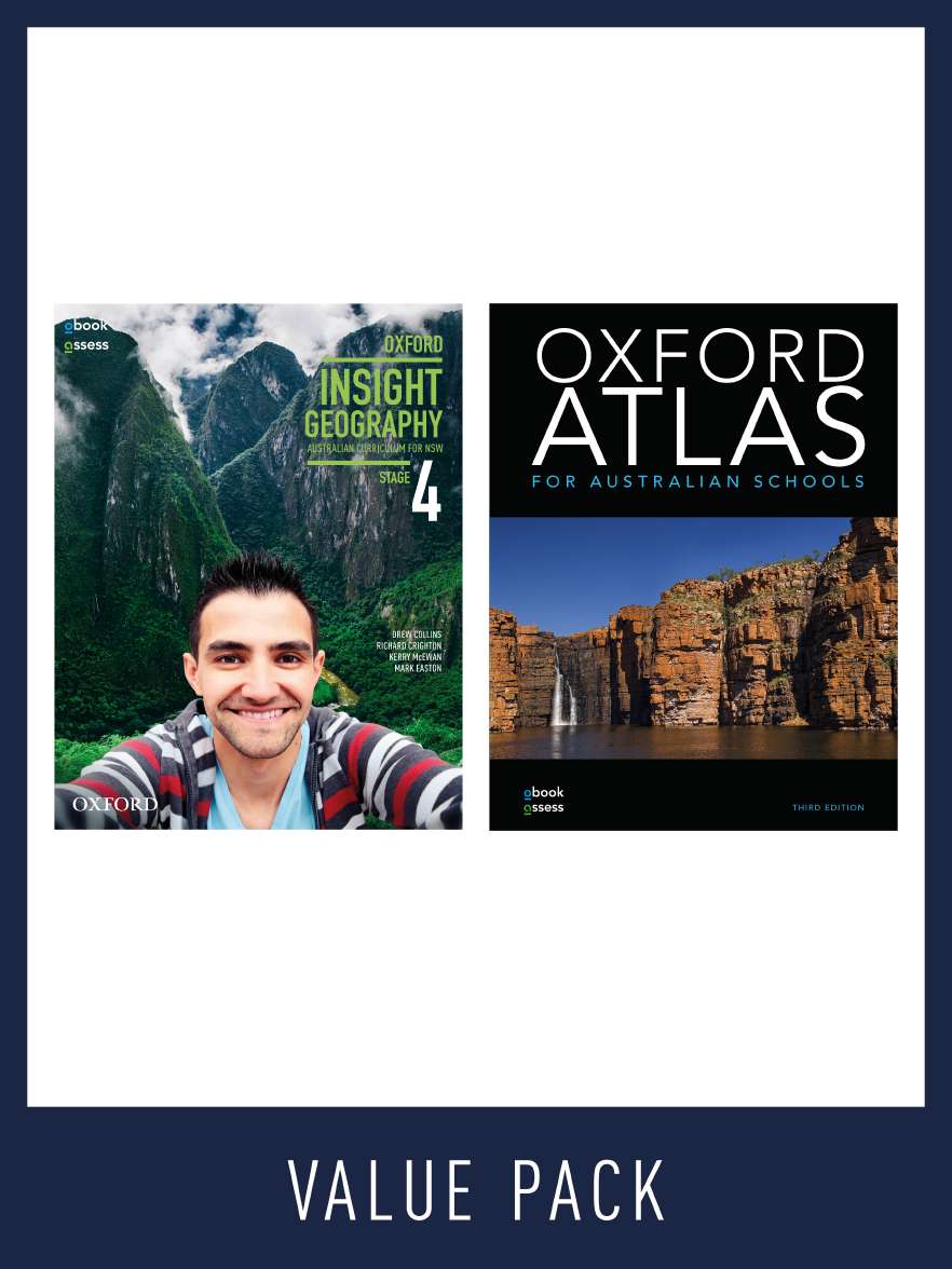 Oxford Insight Geography AC for NSW Stage 4 Atlas Value Pack