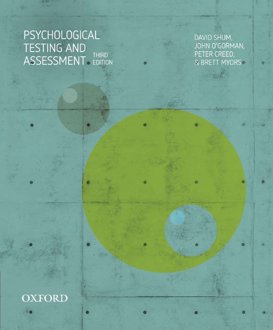 Psychological Testing and Assessment Psychological Testing and Assessment