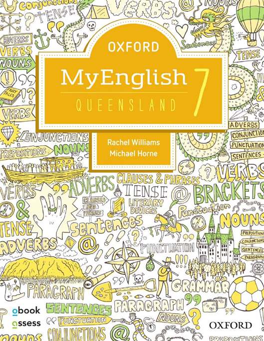 Oxford MyEnglish 7 for QLD Curriculum Student book + obook assess + Upskill Oxford MyEnglish 7 for QLD Curriculum Student book + obook assess + Upskill