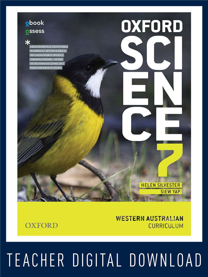Oxford Science 7 Western Australian Curriculum Teacher obook assess