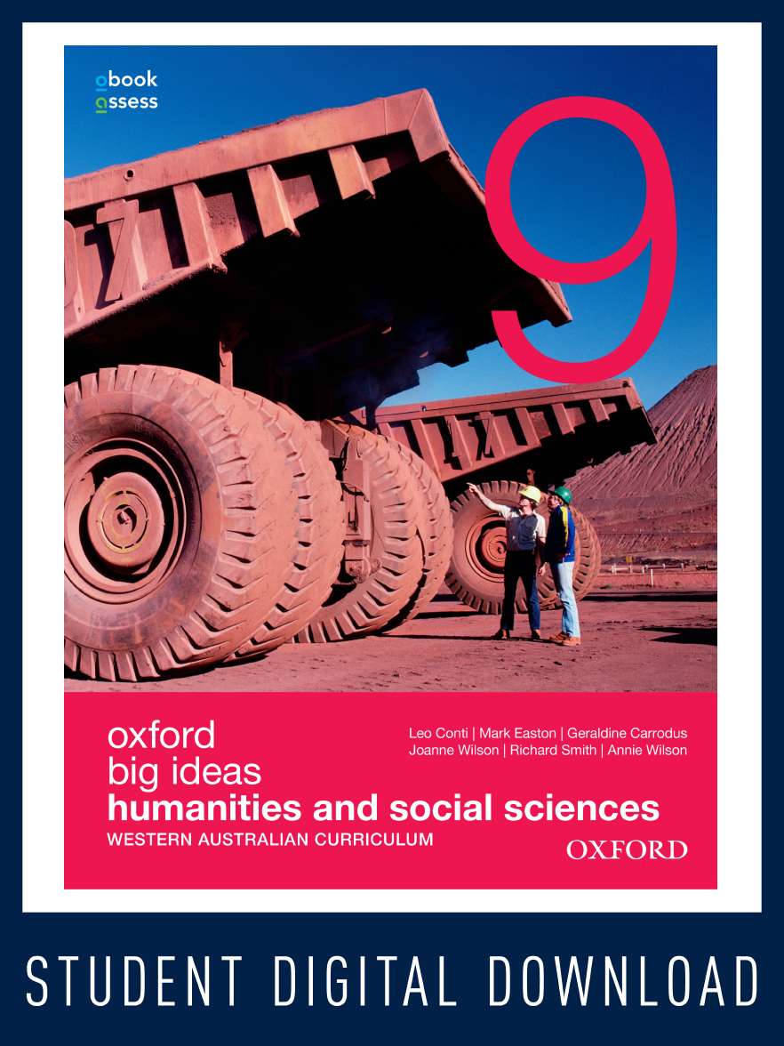 Big Ideas Humanities & Social Sciences 9 WA Curriculum obook assess (code card) Big Ideas Humanities & Social Sciences 9 WA Curriculum obook assess (code card)