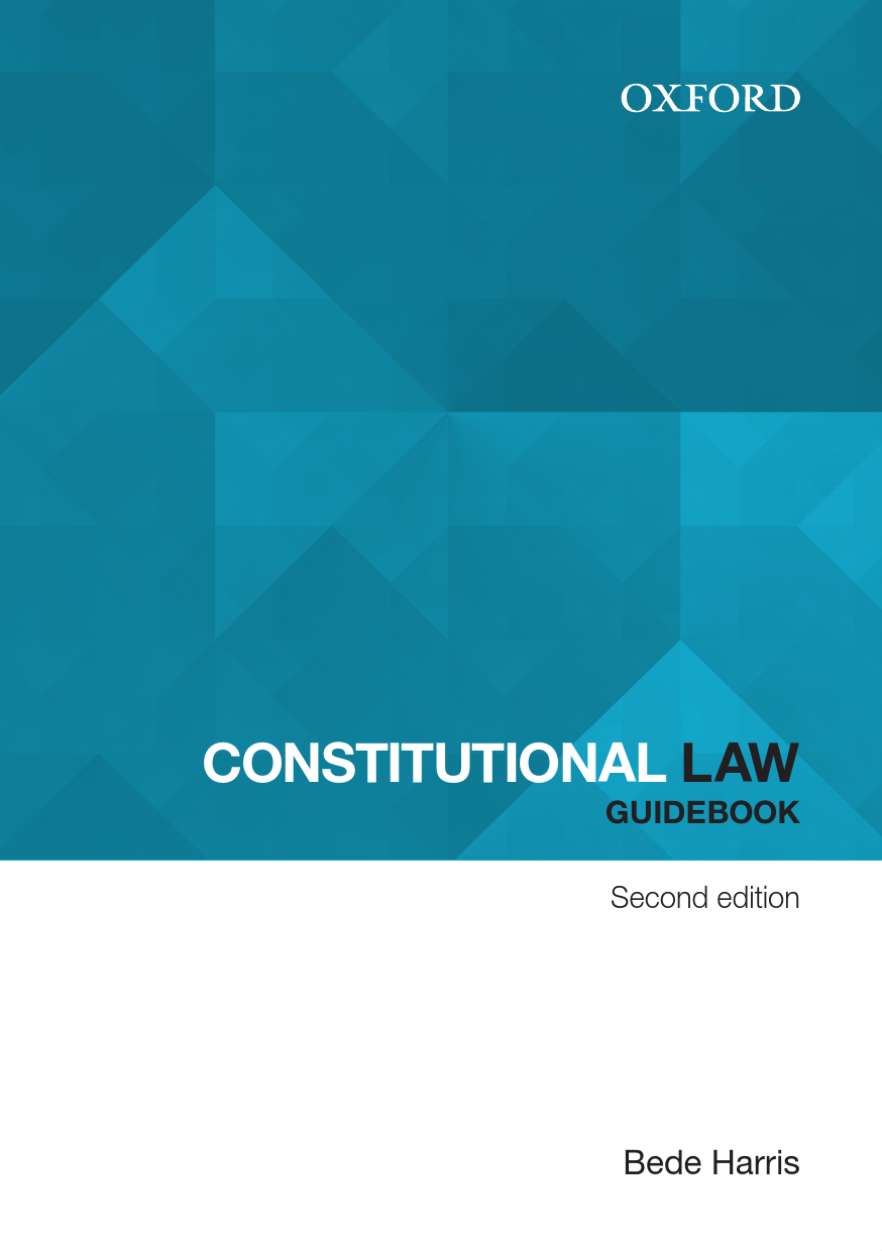 Constitutional Law Guidebook eBook