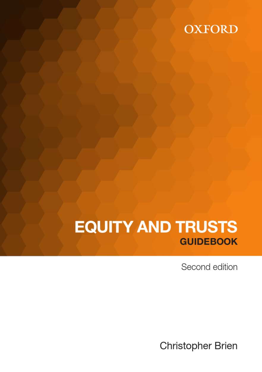 Equity and Trusts Guidebook eBook