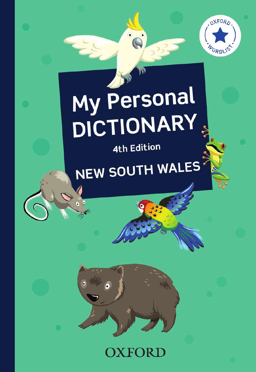 Picture of My Personal Dictionary New South Wales