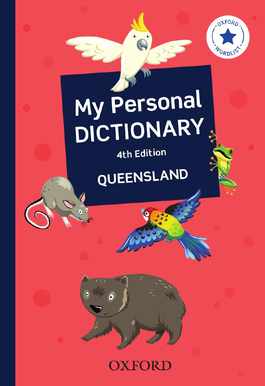 Picture of My Personal Dictionary for Queensland