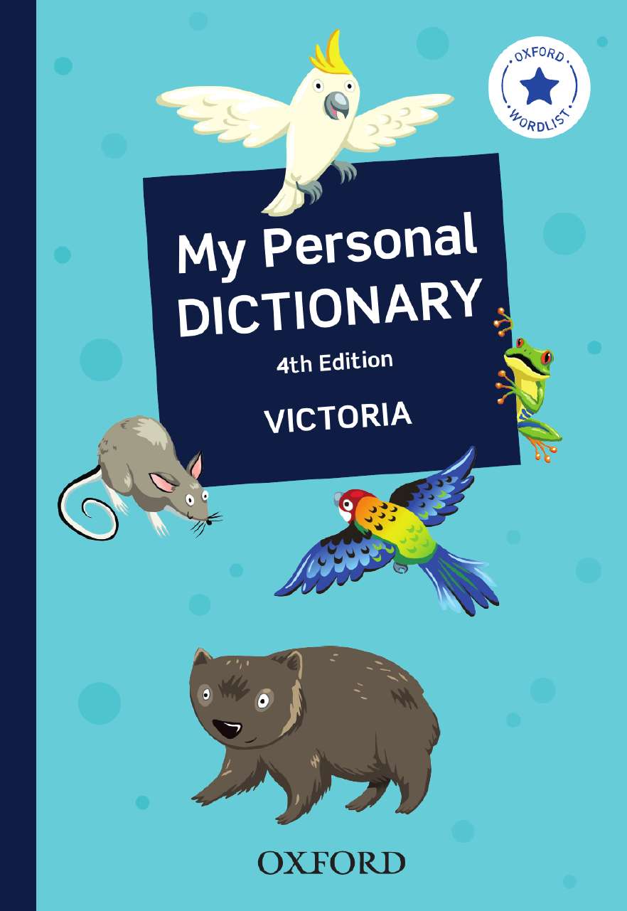 Picture of My Personal Dictionary Victoria