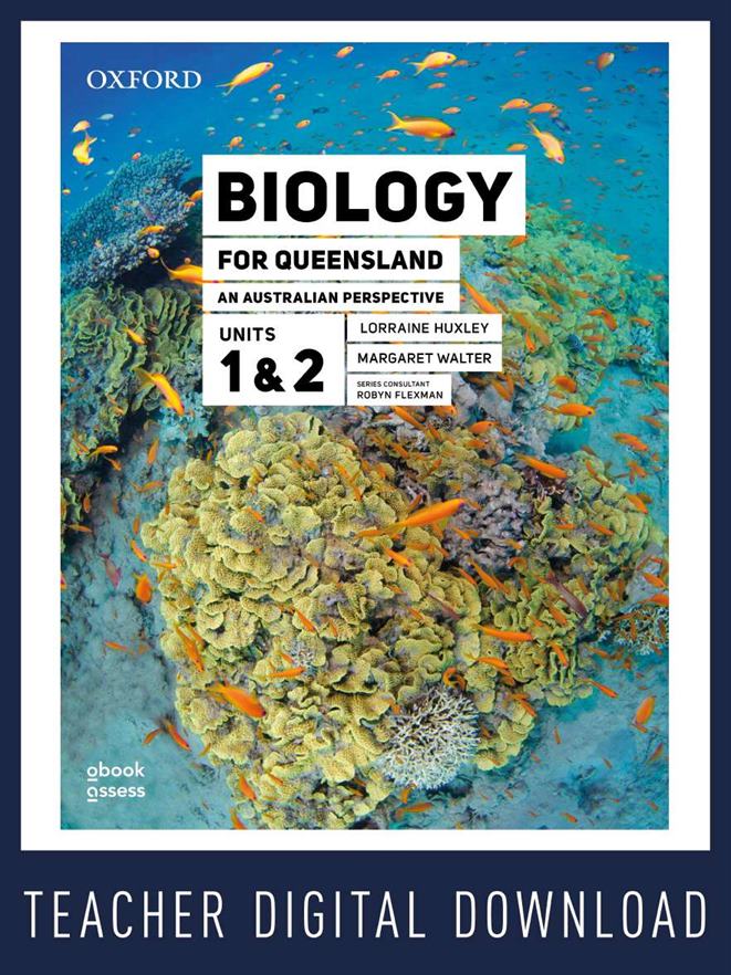 Biology for QLD an Australian Perspective Units 1&2 3E Teacher obook assess
