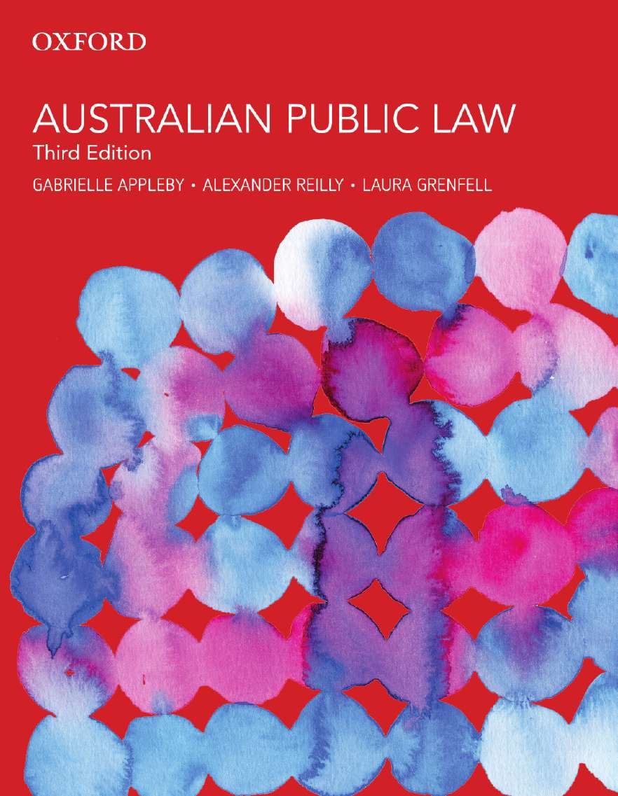 Australian Public Law eBook Australian Public Law eBook