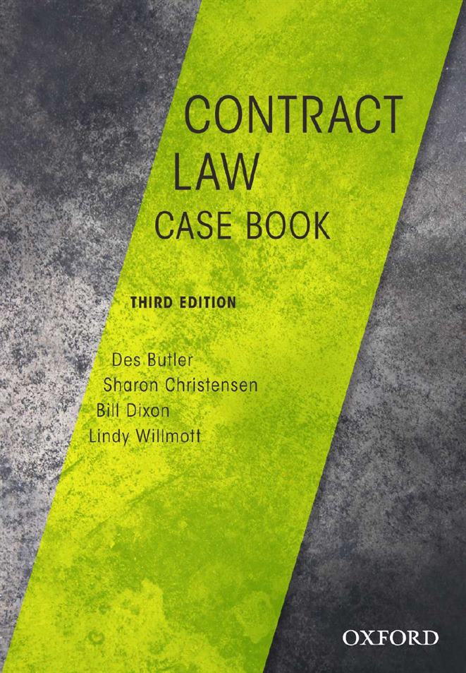 Contract Law Case Book Ebook Rental