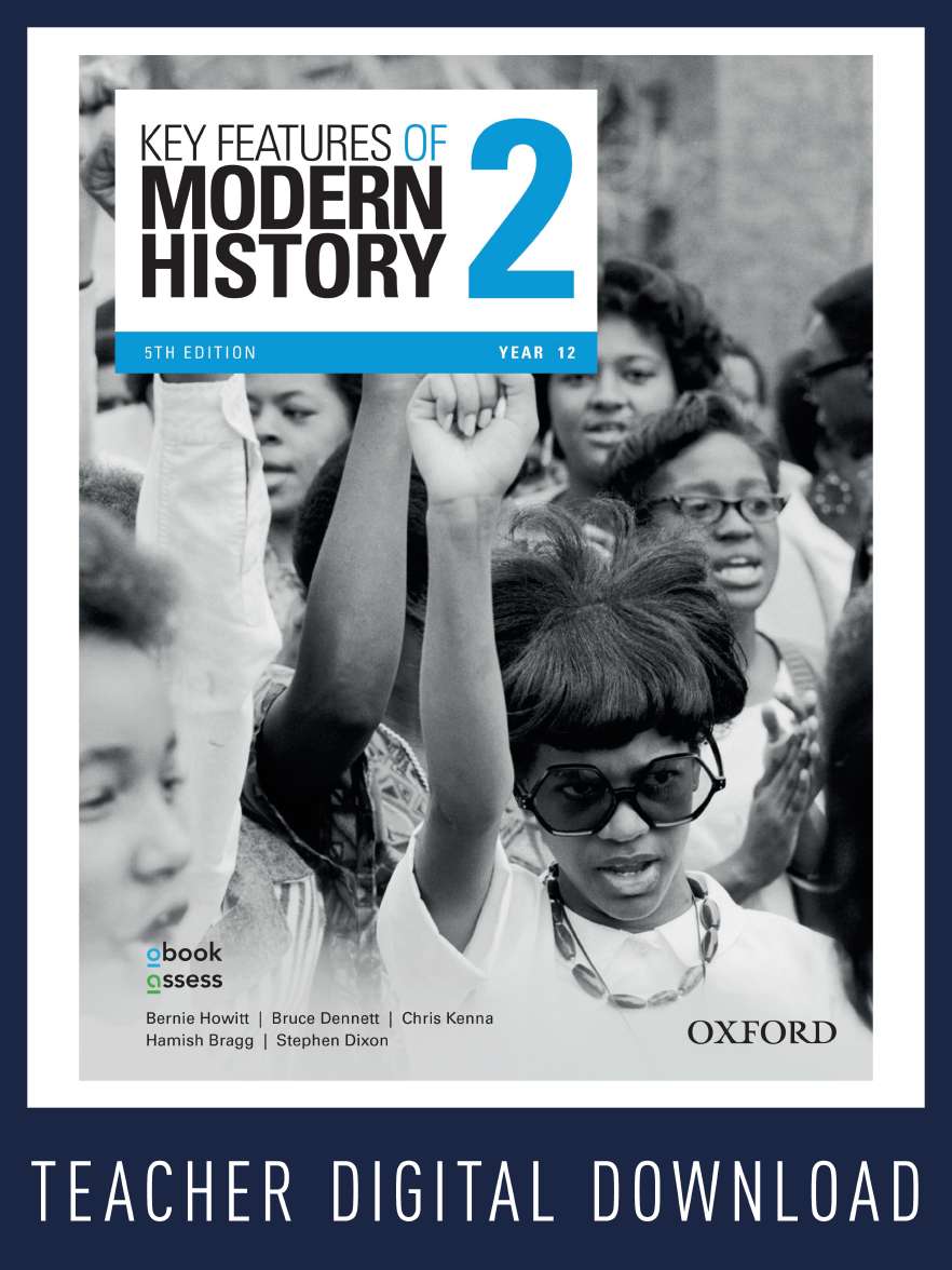 Key Features of Modern History 2 Year 12 5E Teacher obook assess