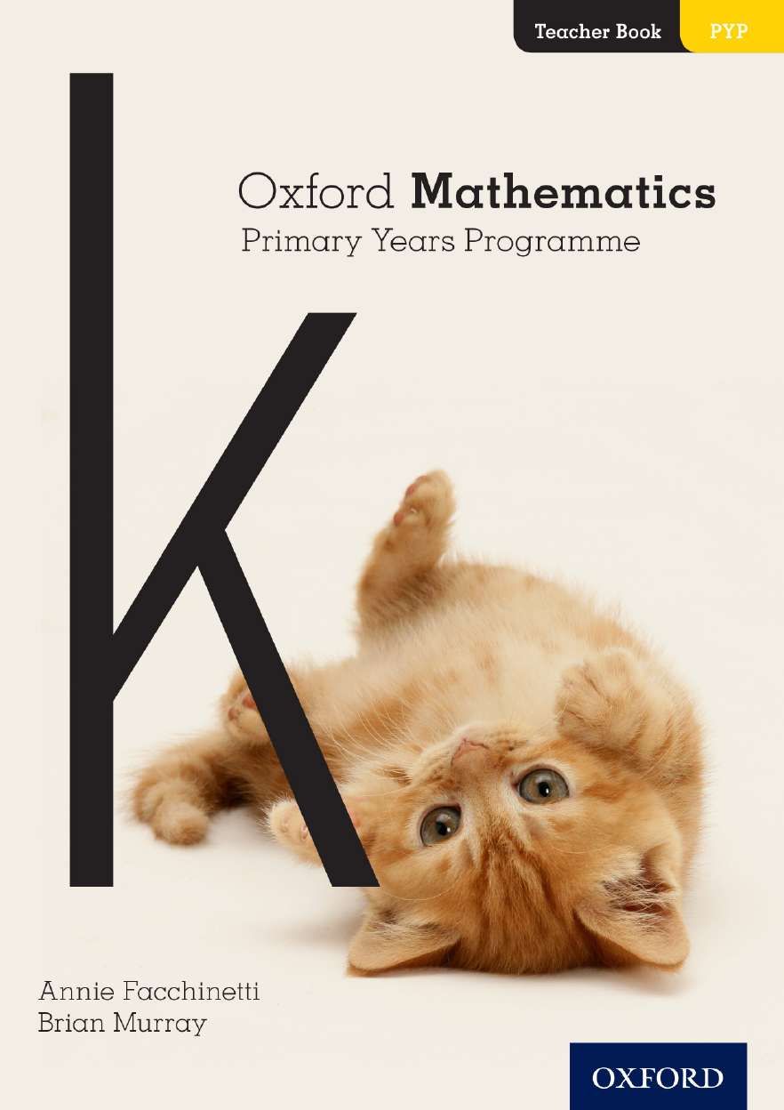 Oxford Mathematics Primary Years Programme Teacher Book K