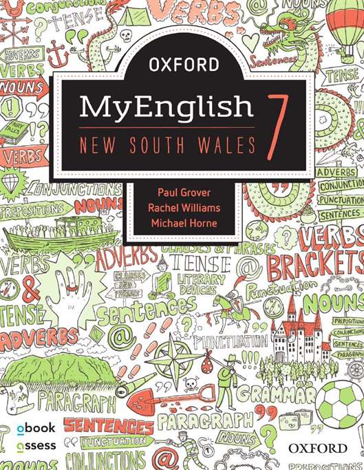Oxford MyEnglish 7 NSW Student book + obook assess