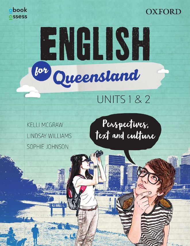 English for Queensland Units 1&2 Student book + obook assess English for Queensland Units 1&2 Student book + obook assess