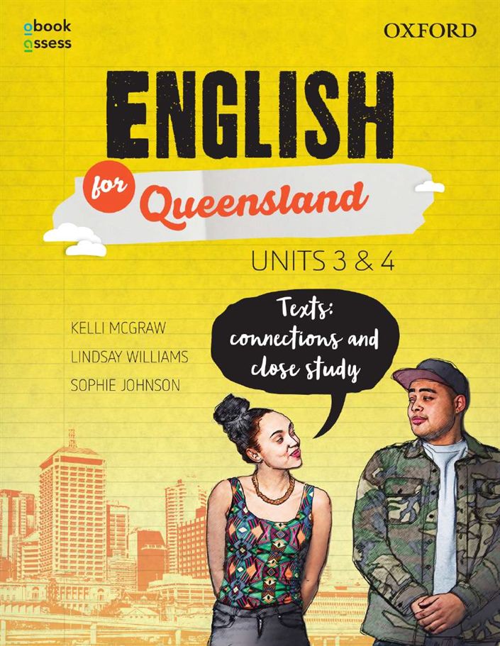English for Queensland Units 3&4 Student book + obook assess