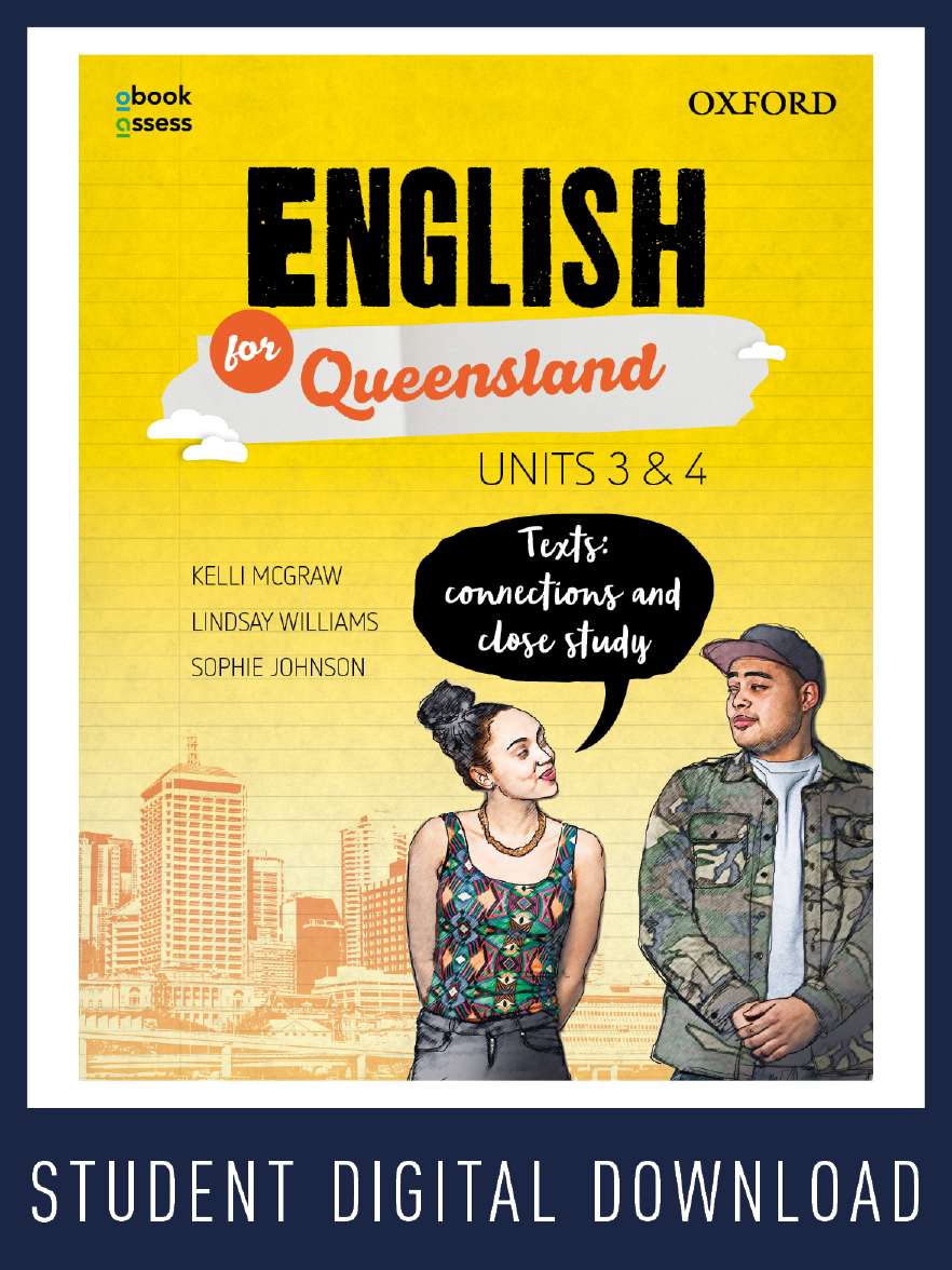 English for Queensland Units 3&4 obook assess