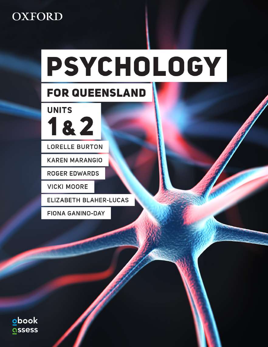 Psychology for Queensland Units 1&2 Student book + obook assess