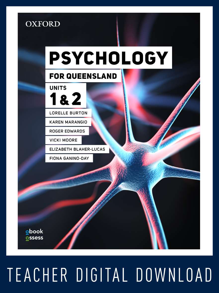 Psychology for Queensland Units 1&2 Teacher obook assess