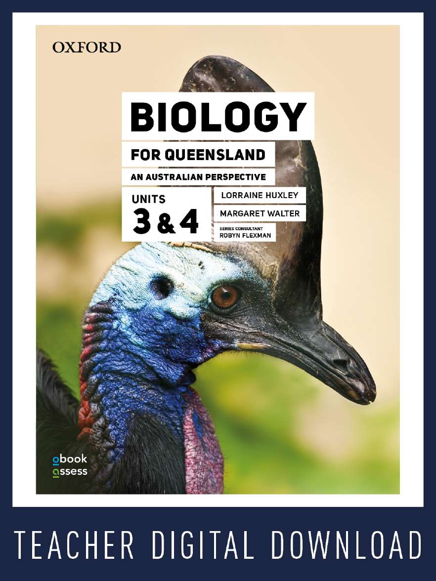 Biology for QLD an Australian Perspective Units 3&4 3E Teacher obook assess