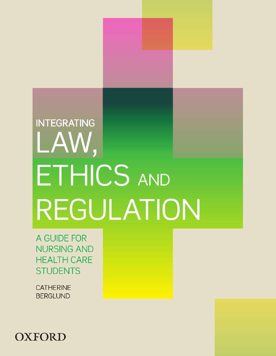 Integrating Law, Ethics and Regulation eBook