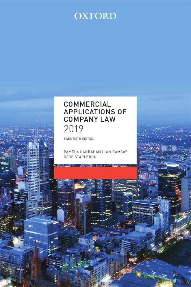 Commercial Applications of Company Law 2019 eBook Commercial Applications of Company Law 2019 eBook