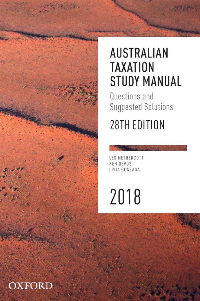 australian taxation study manual questions and suggested solutions pdf