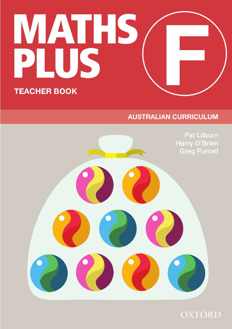 Maths Plus Australian Curriculum Teacher Book F, 2020 Maths Plus Australian Curriculum Teacher Book F, 2020