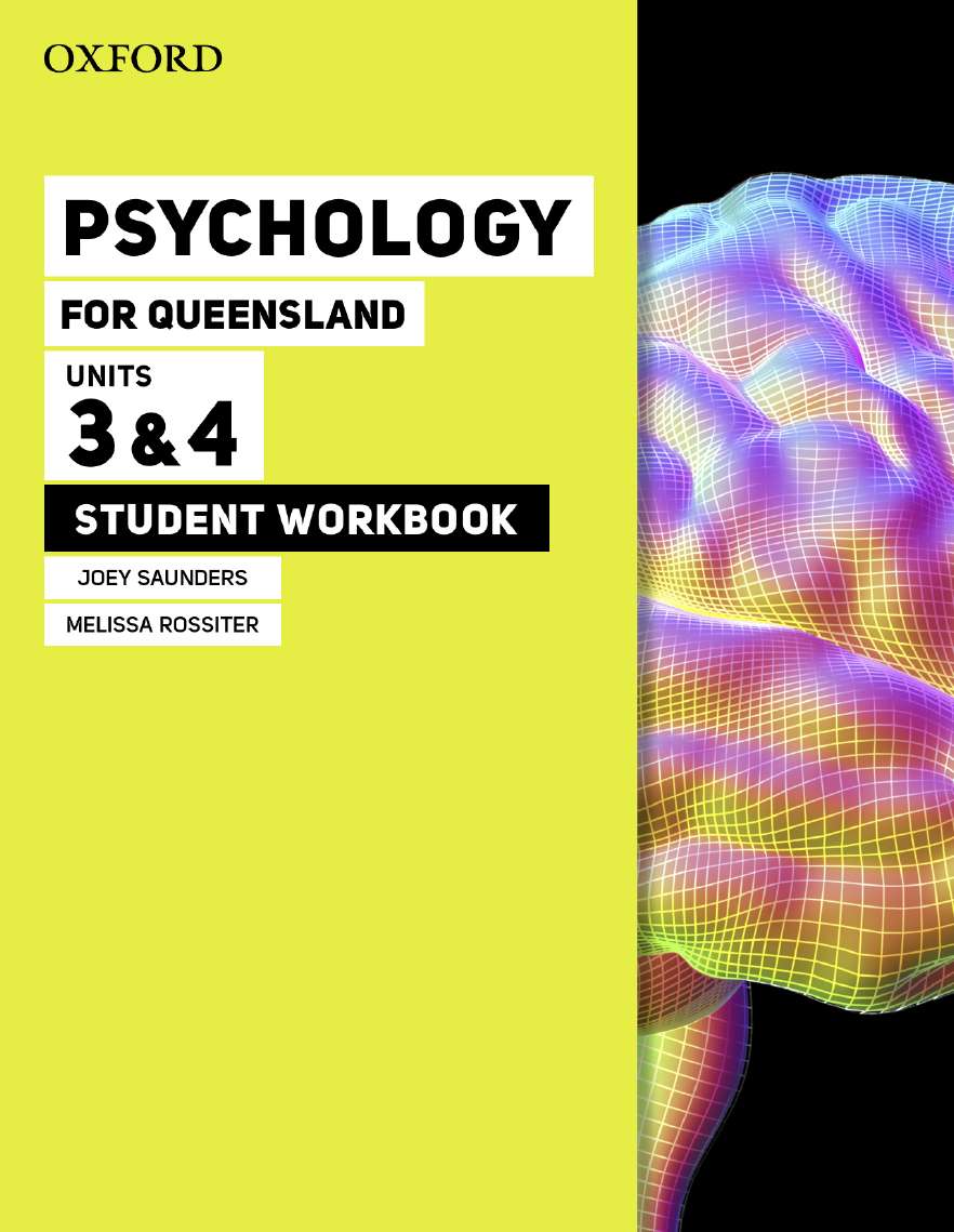 Psychology for Queensland Units 3&4 Student workbook