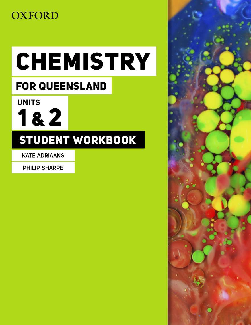 Chemistry for Queensland Units 1&2 Student workbook